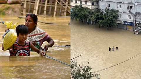 বন্যা বিধ্বস্ত আসাম