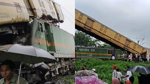 দুর্ঘটনার কবলে কাঞ্চনজঙ্ঘা এক্সপ্রেস