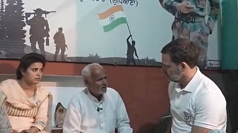 শহিদ অগ্নিবীর পরিবারের পাশে রাহুল গান্ধী