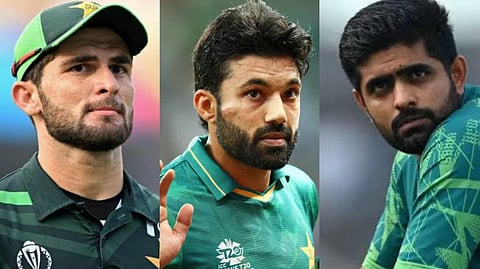 শাহীন আফ্রিদি, মহম্মদ রিজওয়ান এবং বাবর আজম