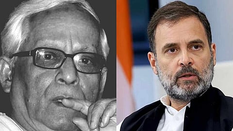 বুদ্ধদেব ভট্টাচার্য এবং রাহুল গান্ধী