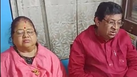 বিধায়ক সৌমেন মহাপাত্র এবং তাঁর স্ত্রী সুমনা মহাপাত্র