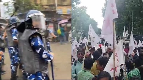 RG Kar Case: বাম ছাত্র-যুবদের লালবাজার অভিযান, পুলিশি বাধার মুখে পড়ে কেবল ৭ জন ভেতরে গেলেন