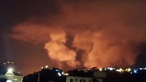 লেবাননের ওপর ইজরায়েলি হানা