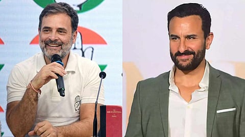 রাহুল গান্ধী এবং সইফ আলি খান