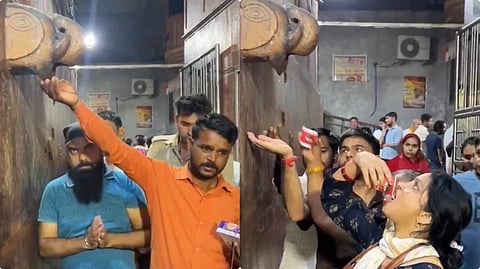 'চরণামৃত' ভেবে এসির জল পান ভক্তদের