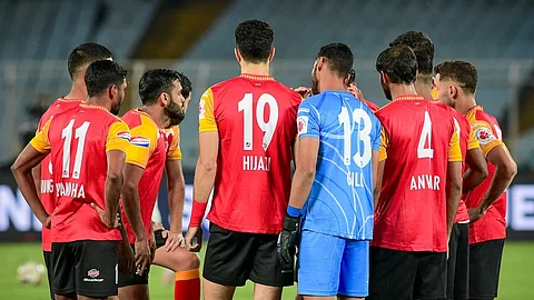 ম্যাচে ইষ্টবেঙ্গল দল