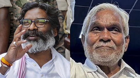 হেমন্ত সোরেন এবং চম্পাই সোরেন