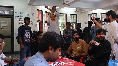 দিল্লি বিশ্ববিদ্যালয় ছাত্র সংসদ নির্বাচনের প্রচার