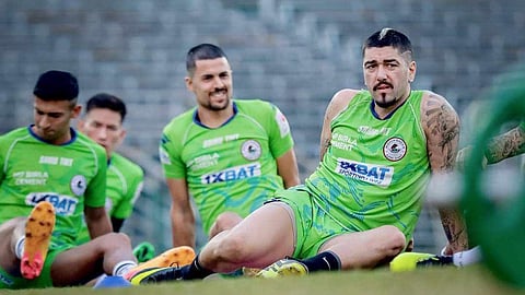 অনুশীলনে মোহনবাগান