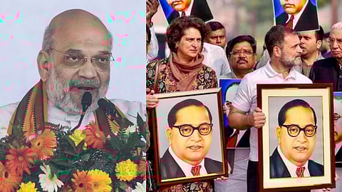 Amit Shah: আম্বেদকর ইস্যু নিয়ে সংসদে বিরোধীদের বিক্ষোভের মাঝেই রাজ্যে অমিত শাহ