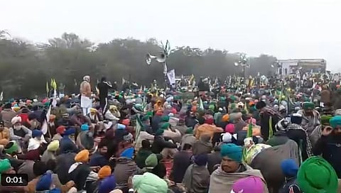 শনিবার খানৌরি সীমান্তে কৃষকদের মহাপঞ্চায়েত