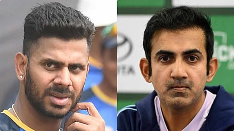 মনোজ তিওয়ারি এবং গৌতম গম্ভীর