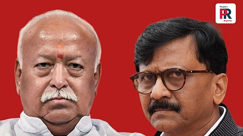 মোহন ভাগবত ও সঞ্জয় রাউথ