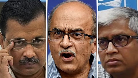 অরবিন্দ কেজরিওয়াল, প্রশান্তভূশণ এবং আশুতোষ