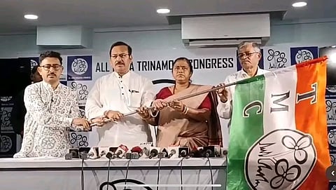 তৃণমূলে যোগ দিলেন হলদিয়ার বিধায়ক তাপসী মণ্ডল।