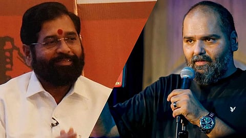 একনাথ শিন্ডে এবং কুণাল কামরা