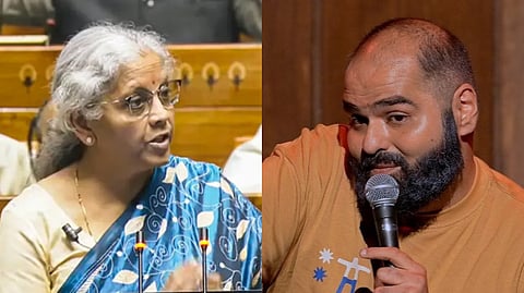 নির্মলা সীতারমণ এবং কুণাল কামরা