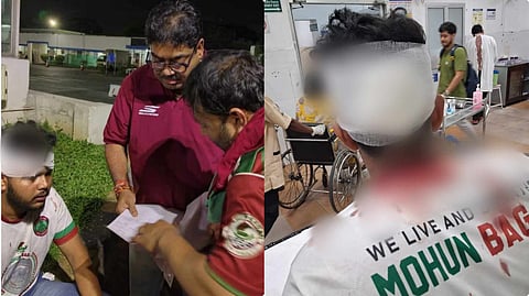 আক্রান্ত মোহনবাগান সমর্থক