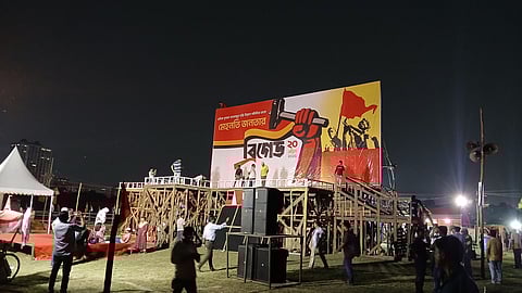 ব্রিগেডে চলছে শেষ মুহূর্তের প্রস্তুতি