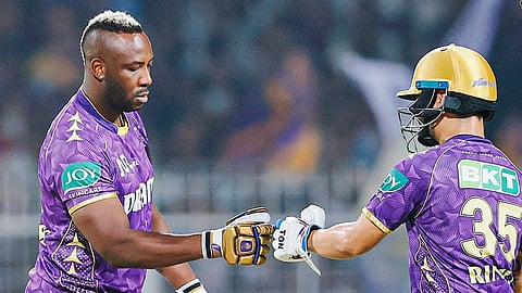 আন্দ্রে রাসেল এবং রিঙ্কু সিং