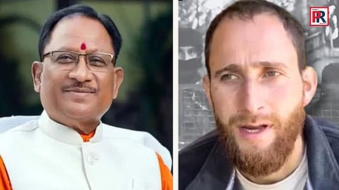 ছত্তিশগড়ের মুখ্যমন্ত্রী বিষ্ণু দেও সাঁই এবং ট্যুরিস্ট গাইড নাজাকত আহমেদ শাহ