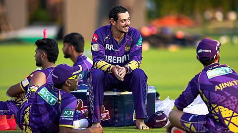 অনুশীলনে কেকেআর ক্রিকেটাররা