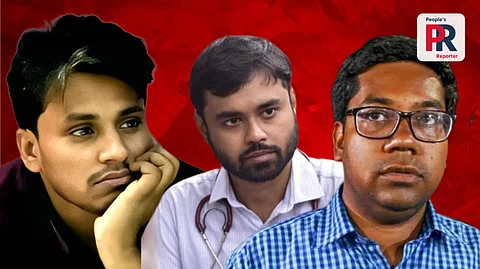 আসফাকুল্লা নাইয়া, দেবাশিস হালদার এবং অনিকেত মাহাতো