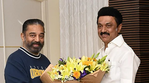 কমল হাসান এবং তামিলনাড়ুর মুখ্যমন্ত্রী এমকে স্ট্যালিন