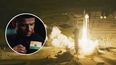 শুভাংশুদের নিয়ে মহাকাশে পাড়ি 'ড্রাগন'-এর