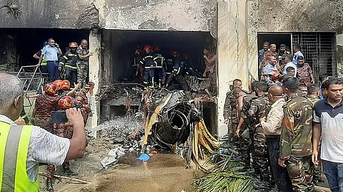 বিধ্বস্ত বিমান