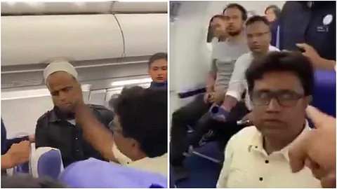 আক্রান্ত যুবক (বামদিকে) এবং অভিযুক্ত সহযাত্রী (ডানদিকে)