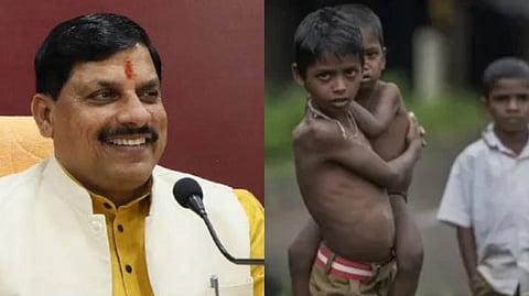 মধ্যপ্রদেশের মুখ্যমন্ত্রী মোহন যাদব (বামদিকে)
