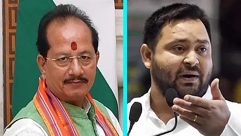 বিহারের উপ মুখ্যমন্ত্রী বিজয় কুমার সিনহা ও বিরোধী দলনেতা তেজস্বী যাদব