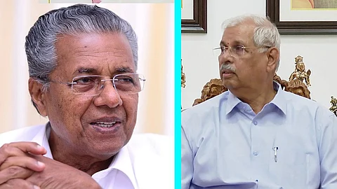 কেরালার মুখ্যমন্ত্রী পিনারাই বিজয়ন ও রাজ্যপাল রাজেন্দ্র আরলেকার