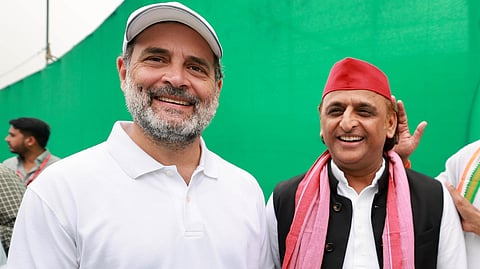 ভোটার অধিকার যাত্রায় সামিল অখিলেশ যাদব