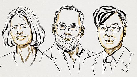 মেরি ব্রাঙ্কো, ফ্রেড র্যামসডেল এবং শিমন সাকাগুচি (বাঁদিক থেকে)