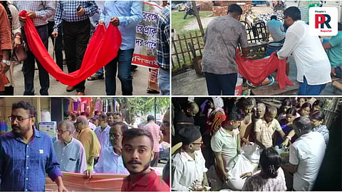 চলছে ত্রাণ সংগ্রহ এবং ত্রাণ বিলি কর্মসূচি