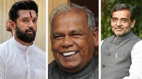 চিরাগ পাসোয়ান, জিতন রাম মাঝি এবং উপেন্দ্র কুশহাওয়া