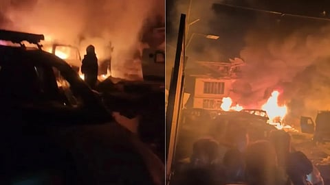 বিস্ফোরণের পরের মুহূর্ত