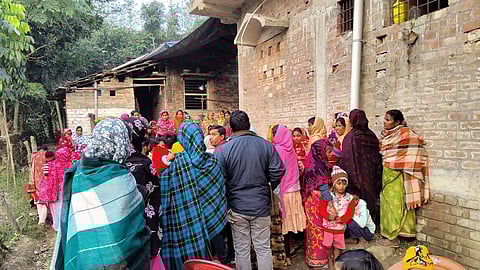 মুর্শিদাবাদে নিহত জুয়েল রানার বাড়িতে বাম নেতৃত্ব