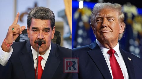 ভেনেজুয়েলার প্রেসিডেন্ট নিকোলাস মাদুরো ও মার্কিন প্রেসিডেন্ট ডোনাল্ড ট্রাম্প