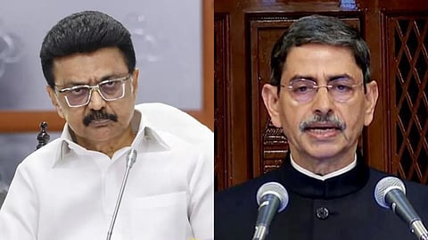 মুখ্যমন্ত্রী এম কে স্ট্যালিন এবং রাজ্যপাল
আর এন রবি