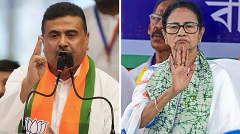 শুভেন্দু অধিকারী এবং মমতা ব্যানার্জি