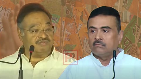 শমীক ভট্টাচার্য ও শুভেন্দু অধিকারী