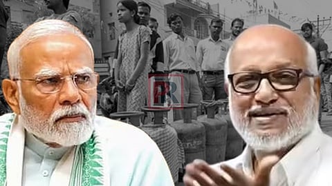 প্রধানমন্ত্রী নরেন্দ্র মোদী ও সিপিআইএম সাধারণ সম্পাদক এম এ বেবী