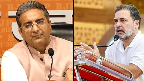 বিজেপি মুখপাত্র গৌরব ভাটিয়া ও কংগ্রেস সাংসদ রাহুল গান্ধী