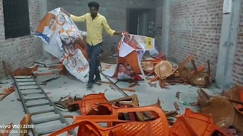 দলীয় অফিস ভাঙচুরের পর