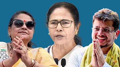 কাকলী ঘোষ দস্তিদার, মমতা বন্দ্যোপাধ্যায় ও ঋতব্রত বন্দ্যোপাধ্যায়