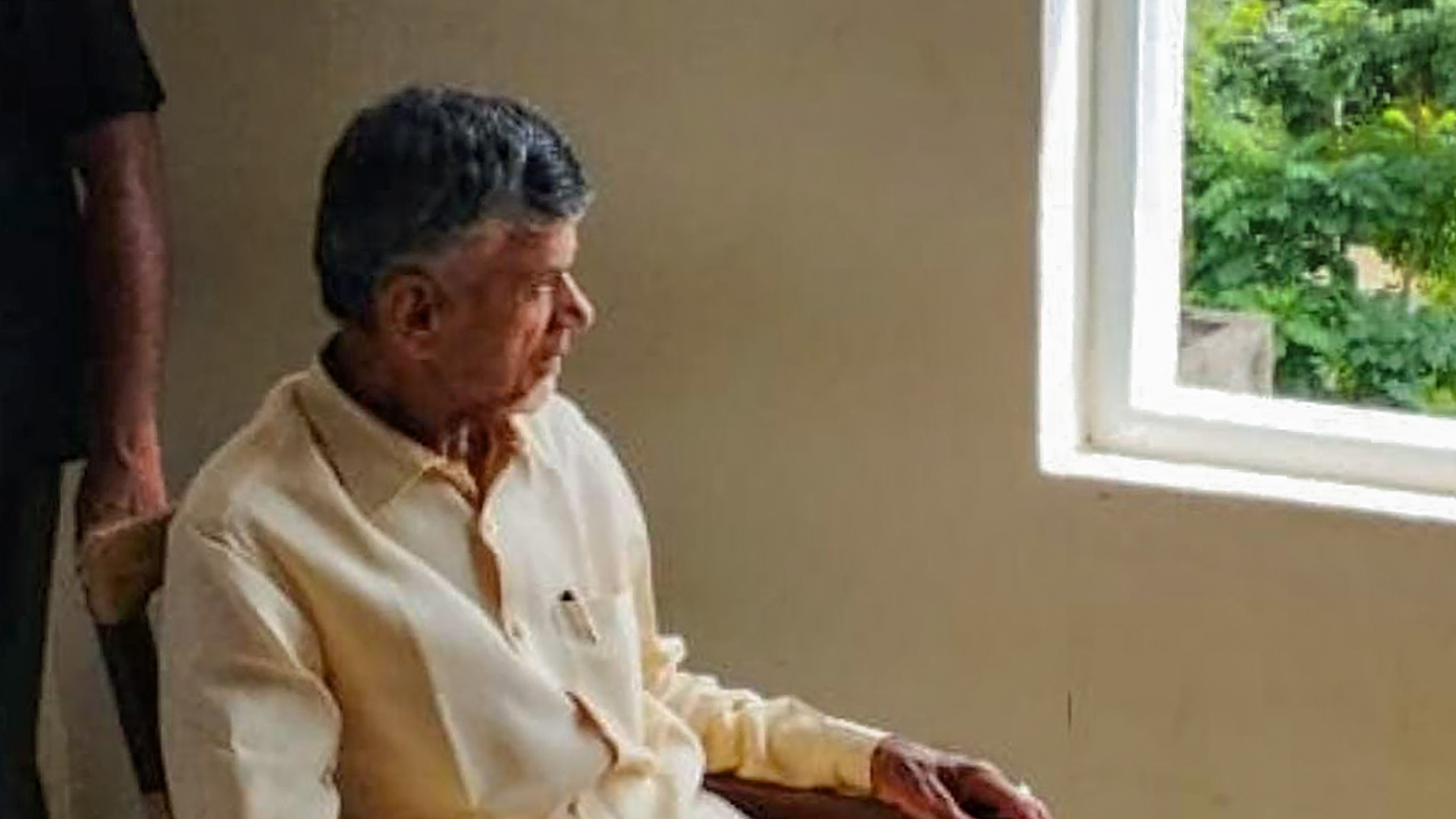 ರಾಜಮಹೇಂದ್ರವರಂ ಜೈಲಿನಲ್ಲಿ ಬಂಧಿತ ಚಂದ್ರಬಾಬು ನಾಯ್ಡು– ಪಿಟಿಐ ಚಿತ್ರ